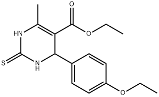 ETHYL 4-(4-ETHOXYPHENYL)-6-METHYL-2-THIOXO-1,2,3,4-TETRAHYDRO-5-PYRIMIDINECARBOXYLATE