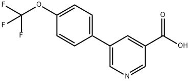 5-[4-(TRIFLUOROMETHOXY)PHENYL]PYRIDINE-3-CARBOXYLIC ACID