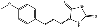 5-[3-(4-methoxyphenyl)prop-2-en-1-ylidene]-2-sulfanylideneimidazolidin-4-one