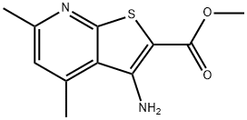 Thieno[2,3-b]pyridine-2-carboxylic acid, 3-amino-4,6-dimethyl-, methyl ester