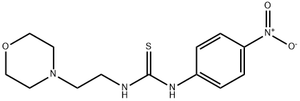 ((2-MORPHOLIN-4-YLETHYL)AMINO)((4-NITROPHENYL)AMINO)METHANE-1-THIONE
