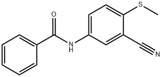 N-[3-CYANO-4-(METHYLSULFANYL)PHENYL]BENZENECARBOXAMIDE