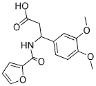 3-(3,4-DIMETHOXY-PHENYL)-3-[(FURAN-2-CARBONYL)-AMINO]-PROPIONIC ACID