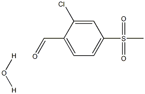 2-CHLORO-4-(METHYLSULFONYL)BENZALDEHYDE HYDRATE