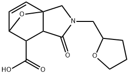 4-Oxo-3-(tetrahydro-furan-2-ylmethyl)-10-oxa-3-aza-tricyclo[5.2.1.0*1,5*]dec-8-ene-6-carboxylic a