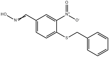 4-(BENZYLSULFANYL)-3-NITROBENZENECARBALDEHYDE OXIME