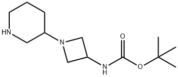 Carbamic acid, N-[1-(3-piperidinyl)-3-azetidinyl]-, 1,1-dimethylethyl ester