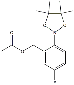 5-Fluoro-2-(4,4,5,5-tetramethyl-1,3,2-dioxaborolan-2-yl)benzyl Acetate