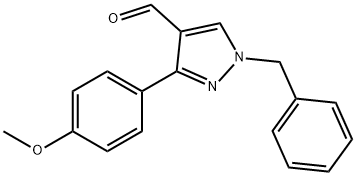 1-BENZYL-3-(4-METHOXYPHENYL)-1H-PYRAZOLE-4-CARBALDEHYDE