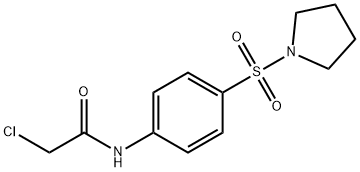 2-chloro-N-(4-1-pyrrolidinylsulfonylphenyl)acetamide