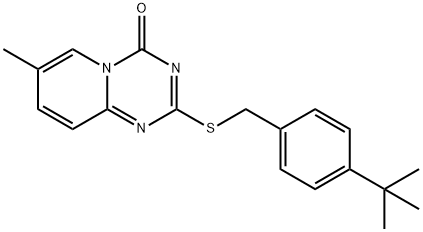 2-([4-(TERT-BUTYL)BENZYL]SULFANYL)-7-METHYL-4H-PYRIDO[1,2-A][1,3,5]TRIAZIN-4-ONE