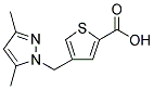 4-[(3,5-DIMETHYL-1H-PYRAZOL-1-YL)METHYL]THIOPHENE-2-CARBOXYLIC ACID