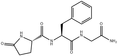 Glycinamide, 5-oxo-L-prolyl-L-phenylalanyl- (9CI)