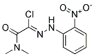 2-Chloro-N,N-dimethyl-2-[2-(2-nitrophenyl)hydrazono]acetamide