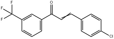 (2Z)-3-(4-chlorophenyl)-1-[3-(trifluoromethyl)phenyl]prop-2-en-1-one