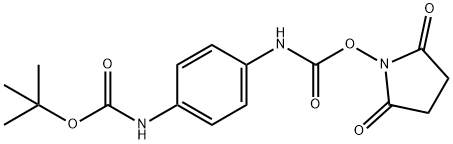 TERT-BUTYL N-SUCCINIMIDYL N,N'-(1,4-PHENYLENE)DICARBAMATE