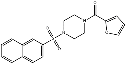 2-FURYL 4-(2-NAPHTHYLSULFONYL)PIPERAZINYL KETONE