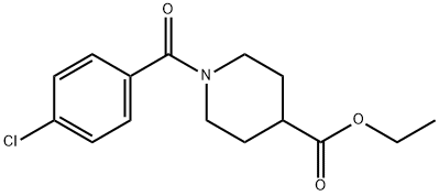 ETHYL 1-(4-CHLOROBENZOYL)-4-PIPERIDINECARBOXYLATE