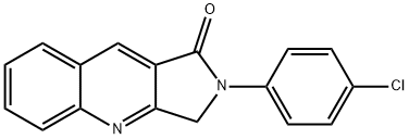 2-(4-CHLOROPHENYL)-2,3-DIHYDRO-1H-PYRROLO[3,4-B]QUINOLIN-1-ONE