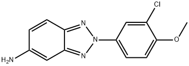 2-(3-氯-4-甲氧基-苯基)苯并三唑-5-胺