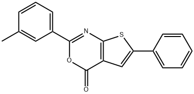 2-(3-METHYLPHENYL)-6-PHENYL-4H-THIENO[2,3-D][1,3]OXAZIN-4-ONE