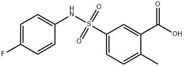 5-(4-FLUORO-PHENYLSULFAMOYL)-2-METHYL-BENZOIC ACID