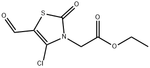 (4-CHLORO-5-FORMYL-2-OXO-THIAZOL-3-YL)-ACETIC ACID ETHYL ESTER