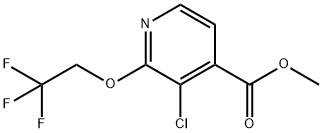 methyl 3-chloro-2-(2,2,2-trifluoroethoxy)isonicotinate