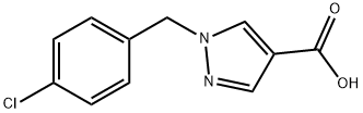 1-[(4-chlorophenyl)methyl]-1H-pyrazole-4-carboxylic acid