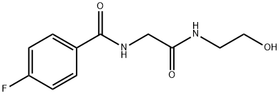 4-FLUORO-N-(2-[(2-HYDROXYETHYL)AMINO]-2-OXOETHYL)BENZENECARBOXAMIDE