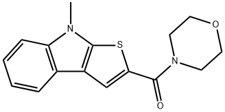 (8-METHYL-8H-THIENO[2,3-B]INDOL-2-YL)(MORPHOLINO)METHANONE