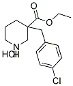 Ethyl 3-(4-chlorobenzyl)piperidine-3-carboxylate hydrochloride