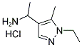 1-(1-ETHYL-5-METHYL-1H-PYRAZOL-4-YL)-ETHYLAMINE HYDROCHLORIDE