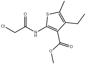 2-(2-氯乙烷酰基氨基)-4-乙基-5-甲基-噻吩-3-甲酸甲酯