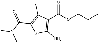 Propyl 2-amino-5-[(dimethylamino)carbonyl]-4-methylthiophene-3-carboxylate