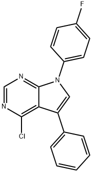 4-CHLORO-7-(4-FLUOROPHENYL)-5-PHENYL-7H-PYRROLO[2,3-D]PYRIMIDINE