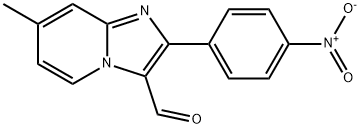 Imidazo[1,2-a]pyridine-3-carboxaldehyde, 7-methyl-2-(4-nitrophenyl)-