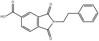 1,3-DIOXO-2-PHENETHYL-2,3-DIHYDRO-1H-ISOINDOLE-5-CARBOXYLIC ACID