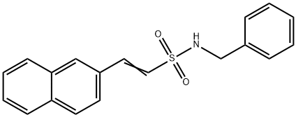 (E)-N-BENZYL-2-(2-NAPHTHYL)-1-ETHENESULFONAMIDE