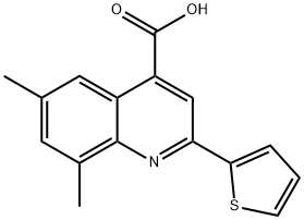 6,8-dimethyl-2-thiophen-2-ylquinoline-4-carboxylic acid