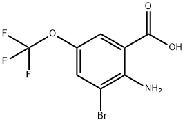 2-氨基-3-溴-5-(三氟甲氧基)苯甲酸