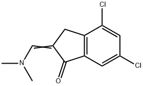 1H-Inden-1-one, 4,6-dichloro-2-[(dimethylamino)methylene]-2,3-dihydro-