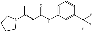 3-PYRROLIDIN-1-YL-BUT-2-ENOIC ACID (3-TRIFLUOROMETHYL-PHENYL)-AMIDE