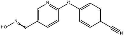 4-({5-[(1E)-(hydroxyimino)methyl]pyridin-2-yl}oxy)benzonitrile
