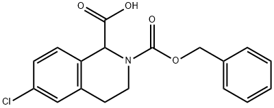 2-CBZ-6-CHLORO-3,4-DIHYDRO-1H-ISOQUINOLINE-1-CARBOXYLIC ACID