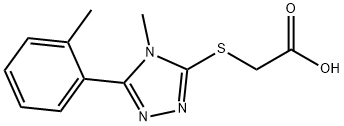 ([4-METHYL-5-(2-METHYLPHENYL)-4H-1,2,4-TRIAZOL-3-YL]SULFANYL)ACETIC ACID