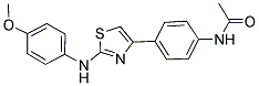 N-(4-(4-((4-METHOXYPHENYL)AMINO)-3,5-THIAZOLYL)PHENYL)ETHANAMIDE