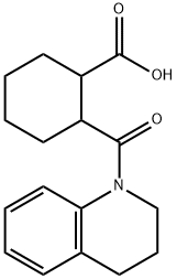 2-(3,4-DIHYDRO-2 H-QUINOLINE-1-CARBONYL)-CYCLOHEXANECARBOXYLIC ACID