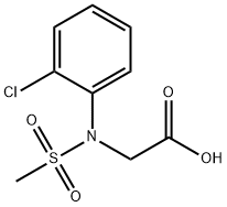 2-[(2-chlorophenyl)-methylsulfonylamino]acetic acid