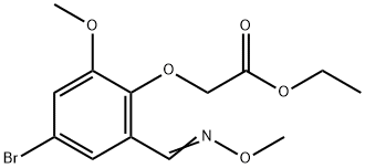 Acetic acid, 2-[4-bromo-2-methoxy-6-[(methoxyimino)methyl]phenoxy]-, ethyl ester